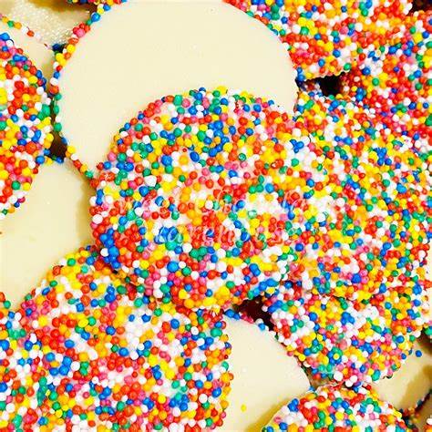 WHITE CHOCLATE FRECKLES