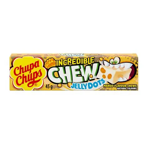 CHUPA CHUP Incredible Chew Jelly Dots Mango