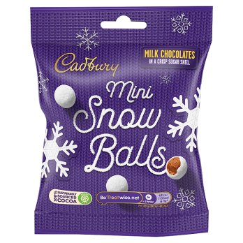 Cadbury Mini Snow Balls 74g