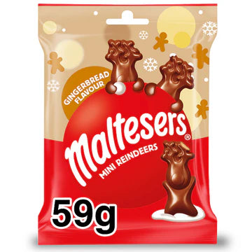 Maltesers Mini Gingerbread Reindeers Bag 59g