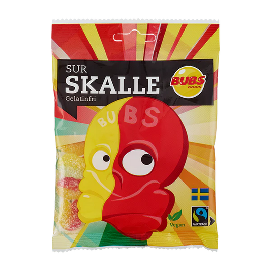 BUBS Goody Micro Sour Skulls 190g