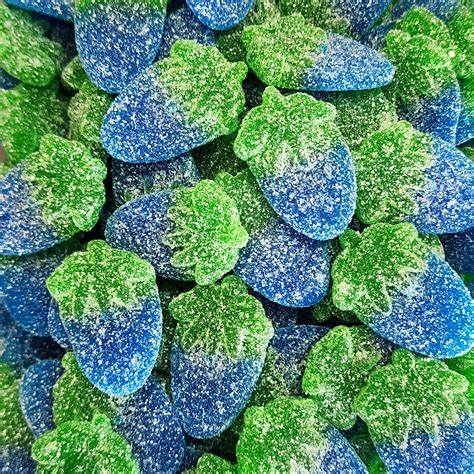 UK - Fizzy Blue Raspberries – Memory Lane Lolly Co