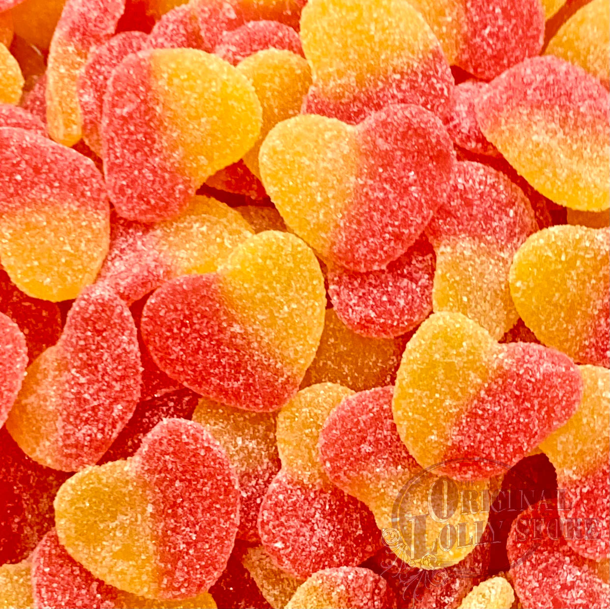 Sour Peach Hearts